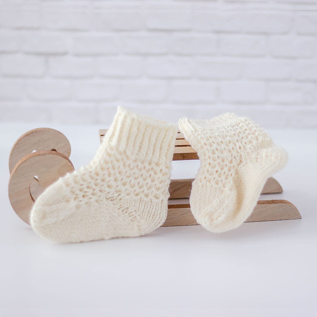 Babysocken weiß