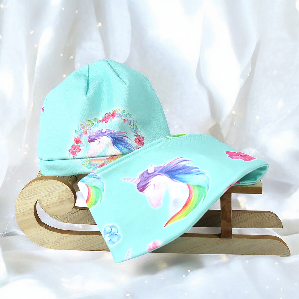 Puppenset Einhorn mint