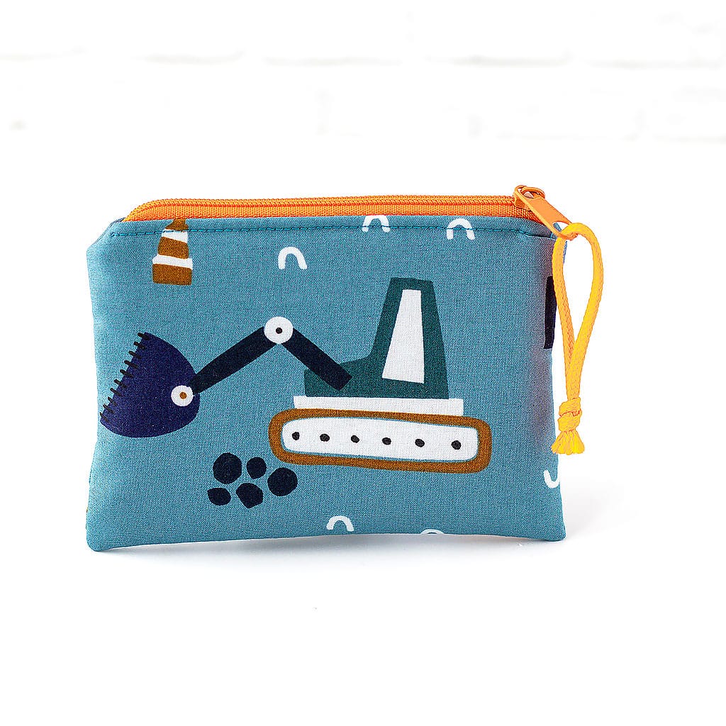 Geldbörse Bagger, Rückseite