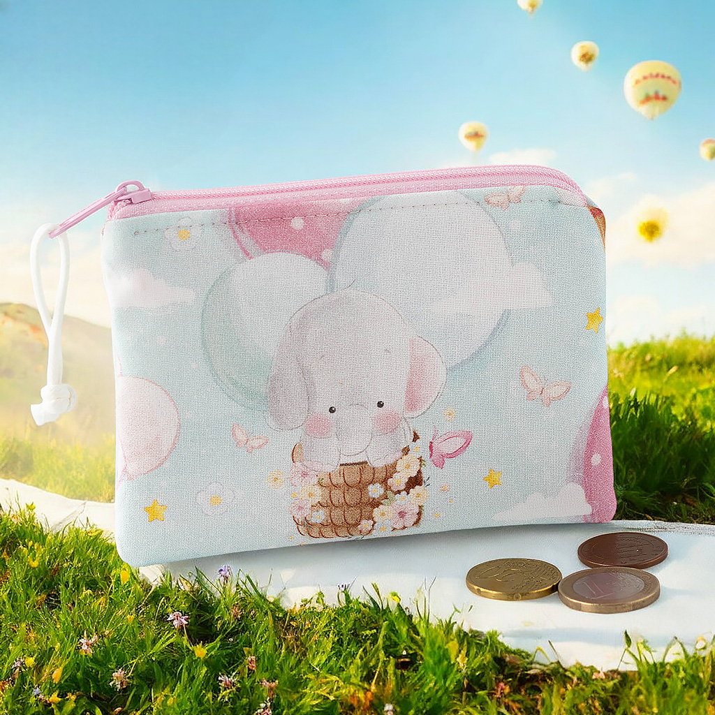 Geldbörse für Kinder mit Elefant