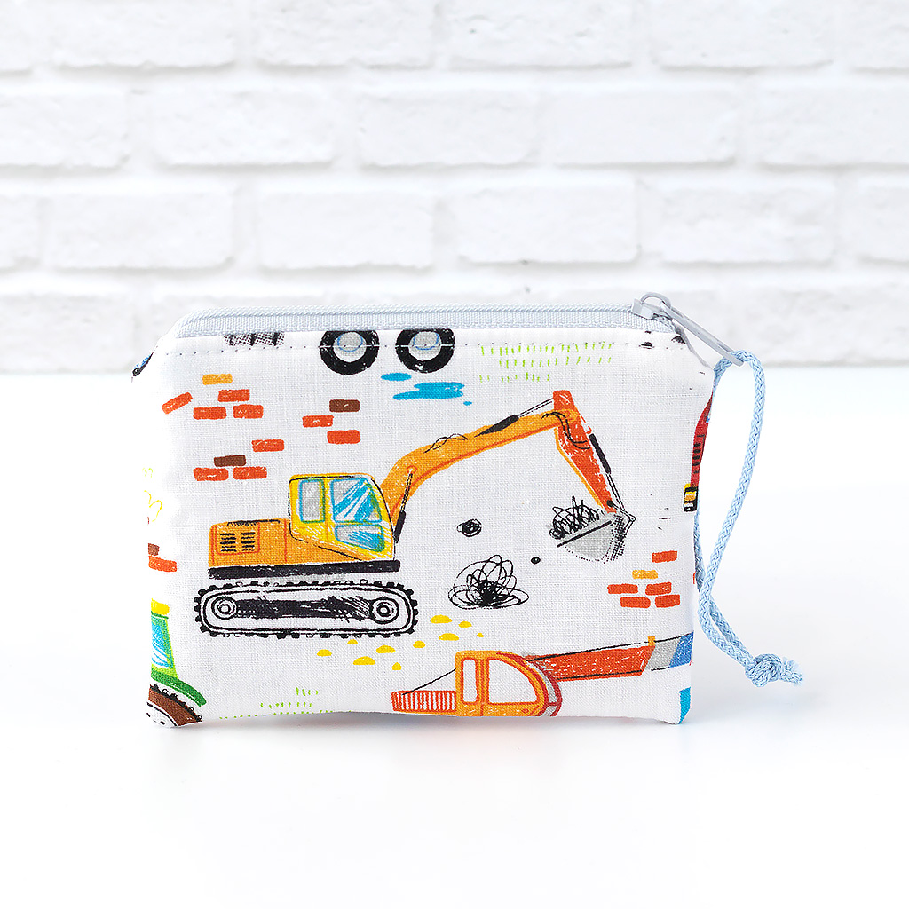 Geldbörse großen Baufahrzeugen Rückseite