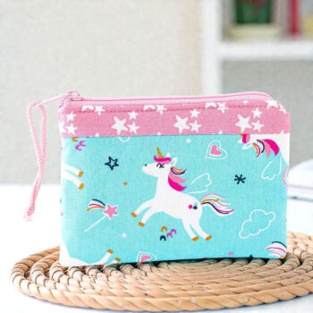 Geldbörse mit Einhorn in mint von Barun-Kids