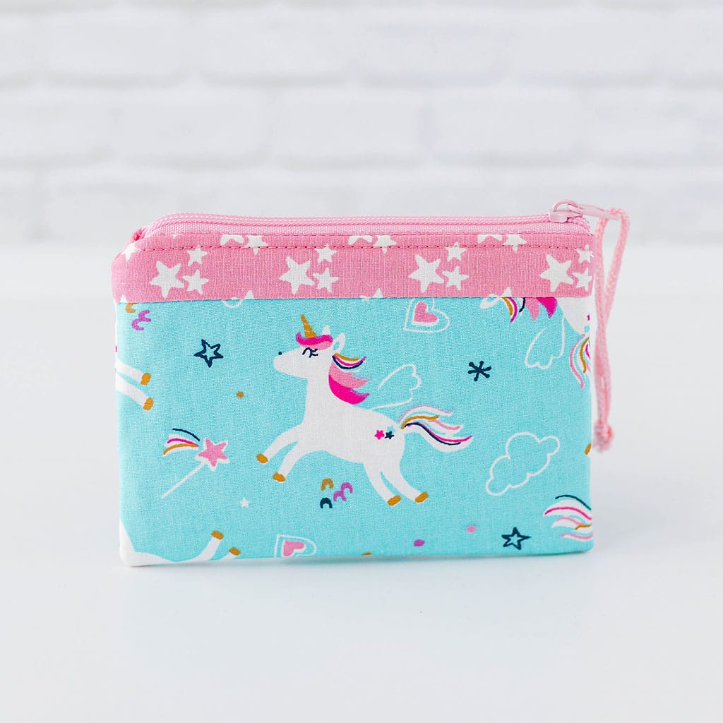 Geldbörse Einhorn mint, rückseite