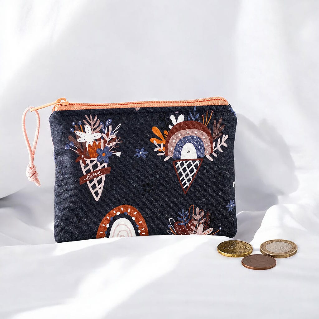 Geldbörse für Kinder mit Blumeneistüte