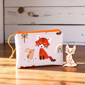 Geldbörse für Kinder mit Fuchs Hase