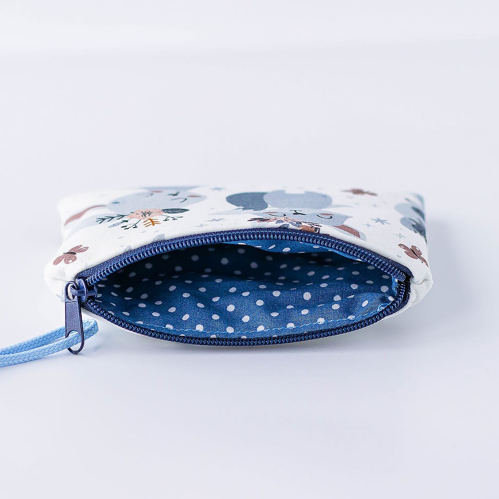 Geldbörse Hase und Dachs innen