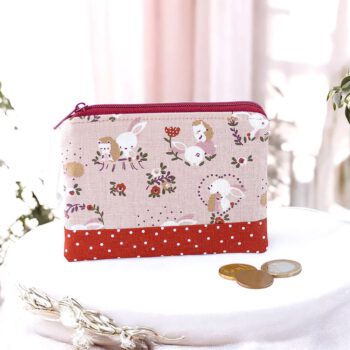 Geldbörse für Kinder mit Hase und Igel