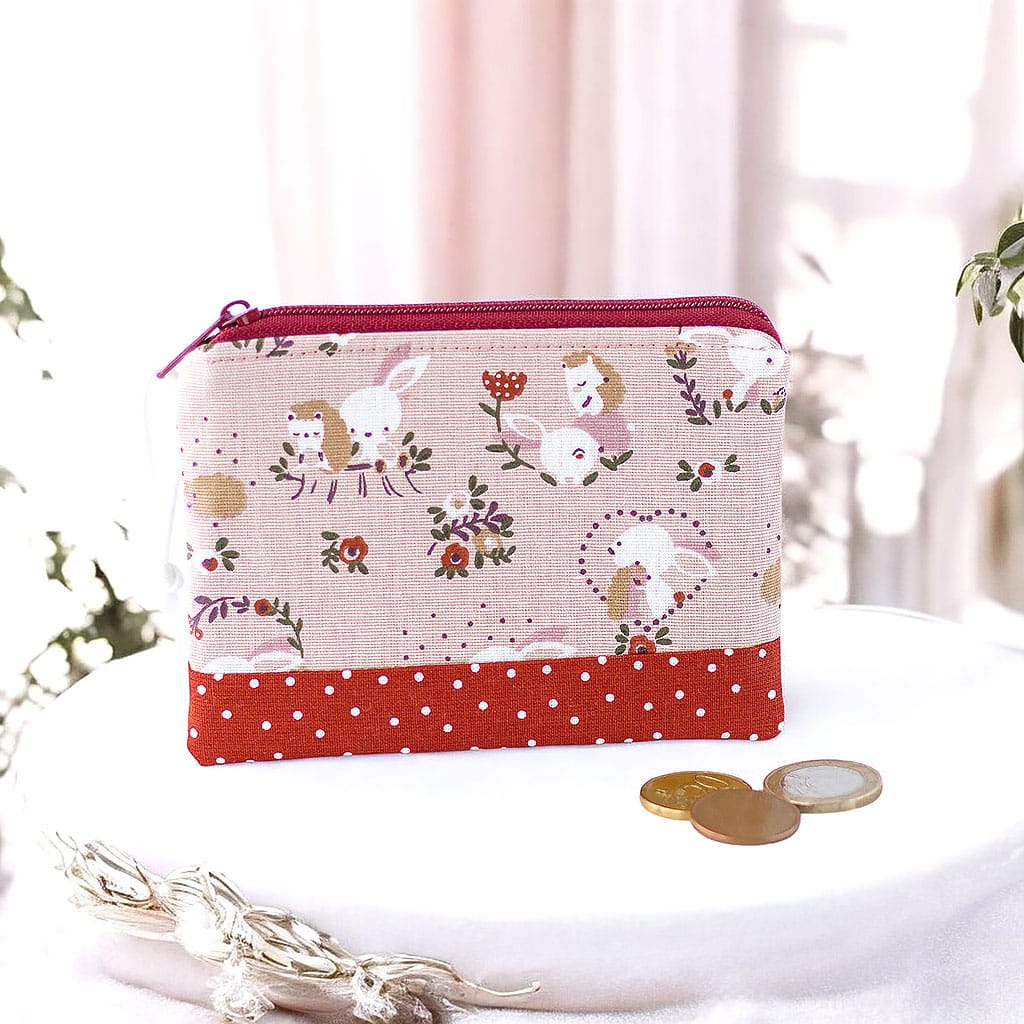 Geldbörse für Kinder mit Hase und Igel