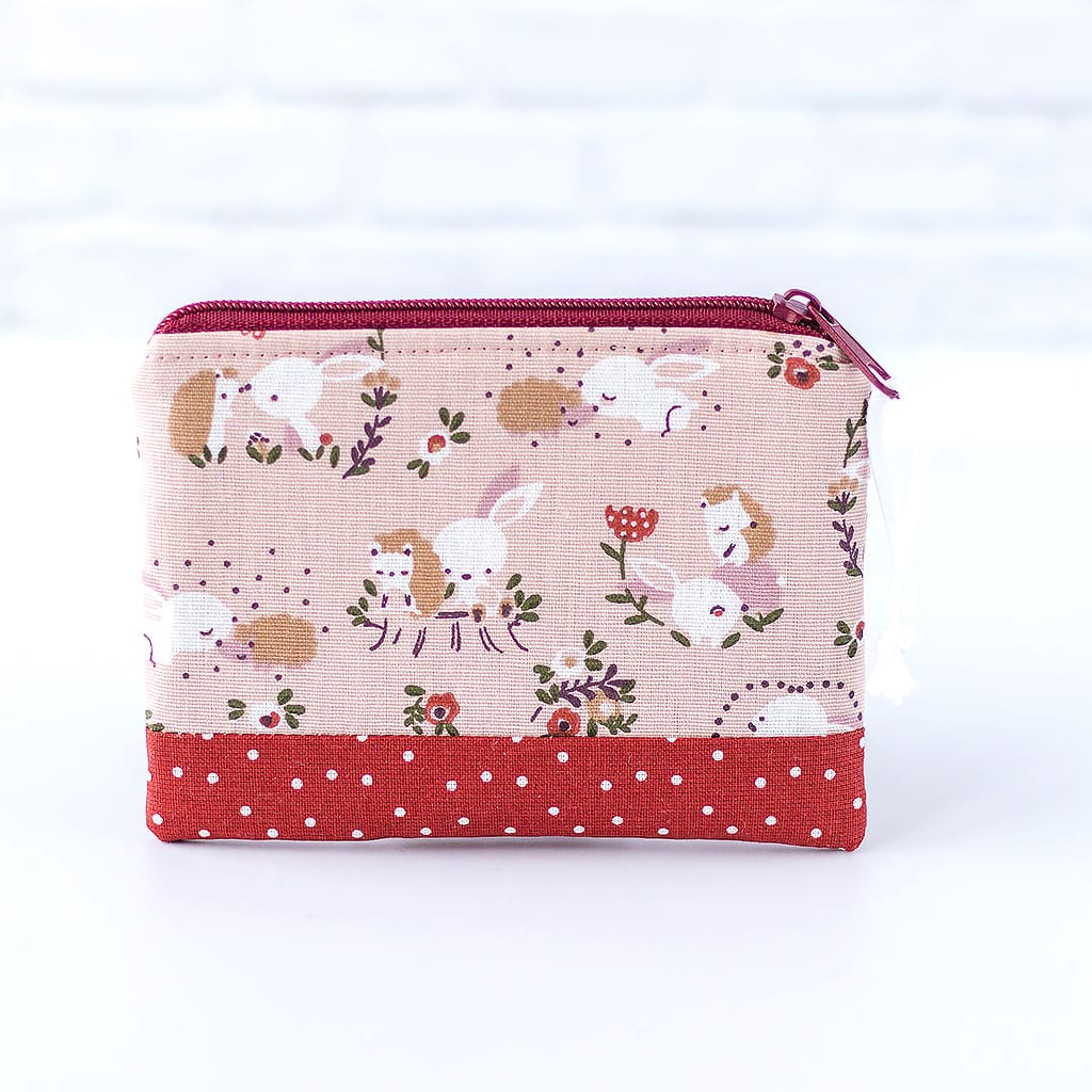 Geldbörse mit Hase und Igel, Rückseite