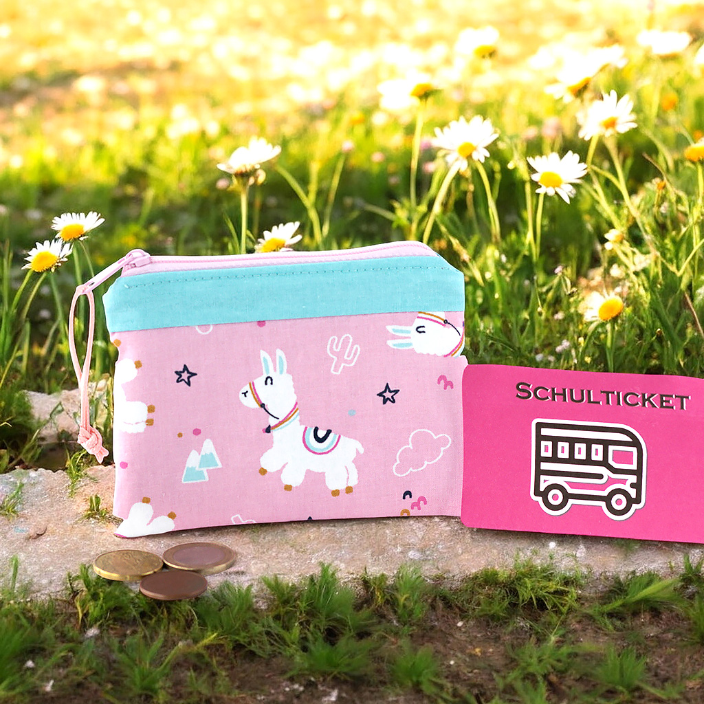 Geldbörse für KInder mit Lama