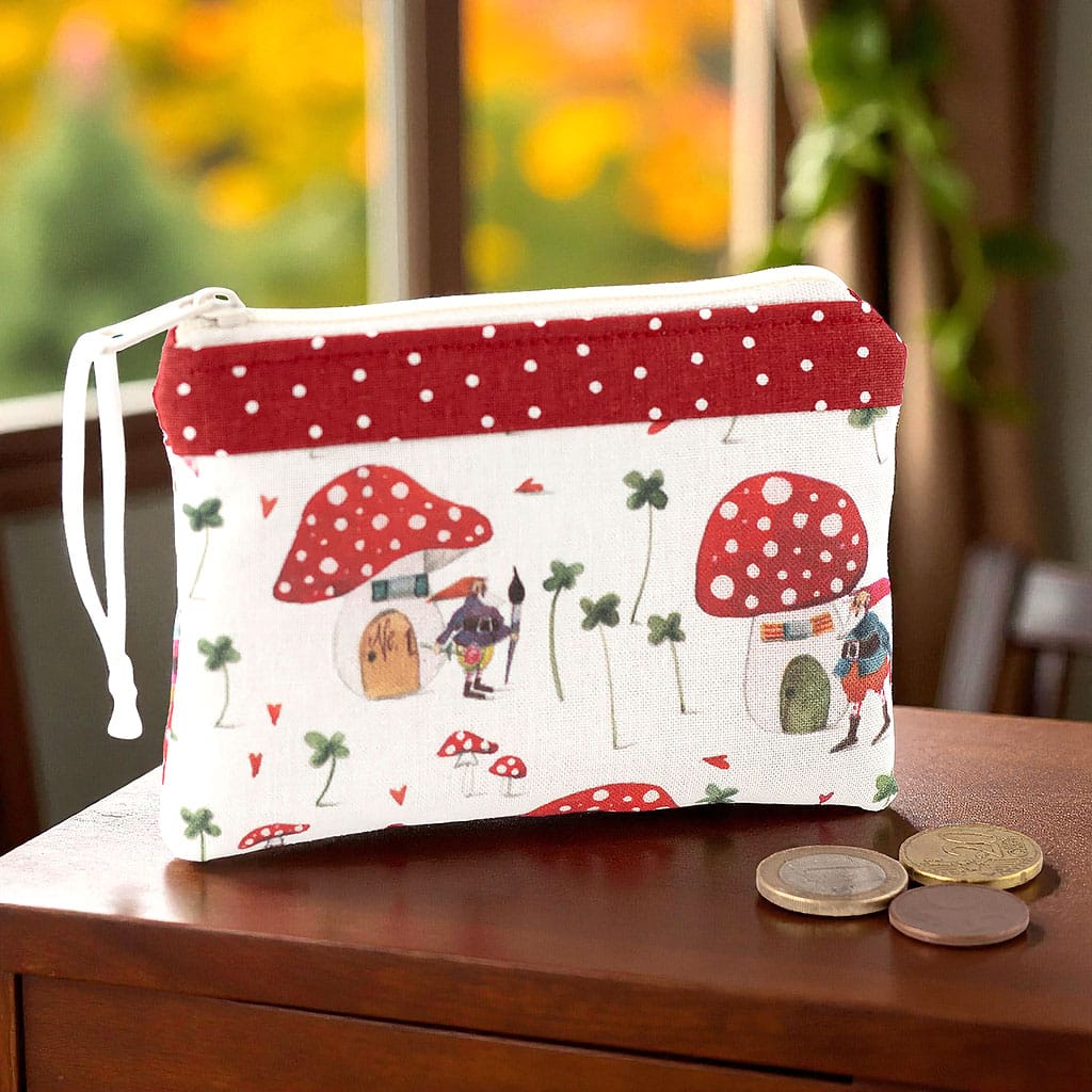 Geldbörse für Kinder mit Pilz