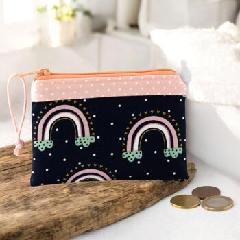 Geldbörse für Kinder mit Regenbogen