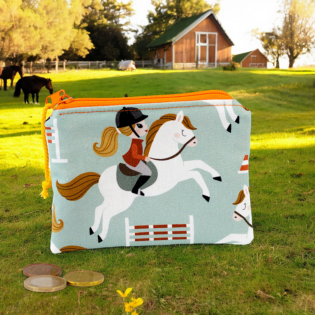 Geldbörse für Kinder mit Reiterin