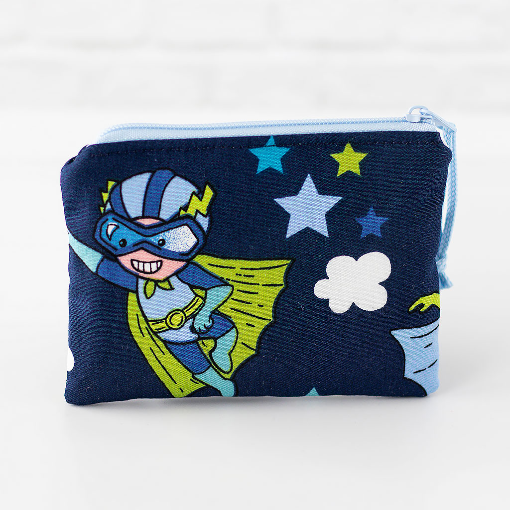 Geldbörse Superjunge, Rückseite