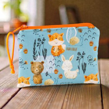 Geldbörse für Kinder mit Waldtieren