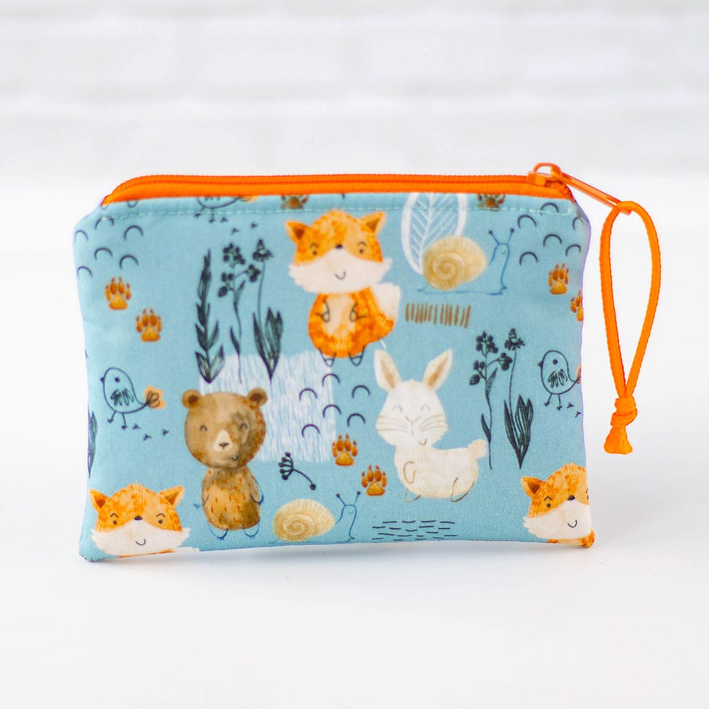 Geldbörse Waldtieren, Rückseite