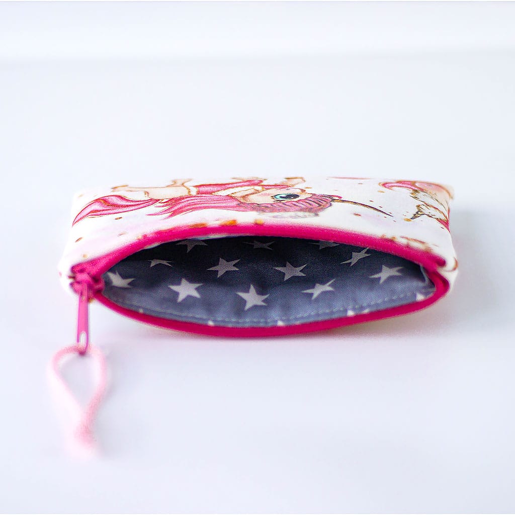 Geldbörse Wintereinhorn innen