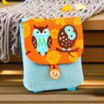 Puppenrucksack für Waldorfpuppen mit Eulen