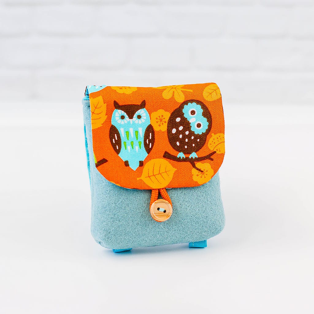 Puppenrucksack Eulen