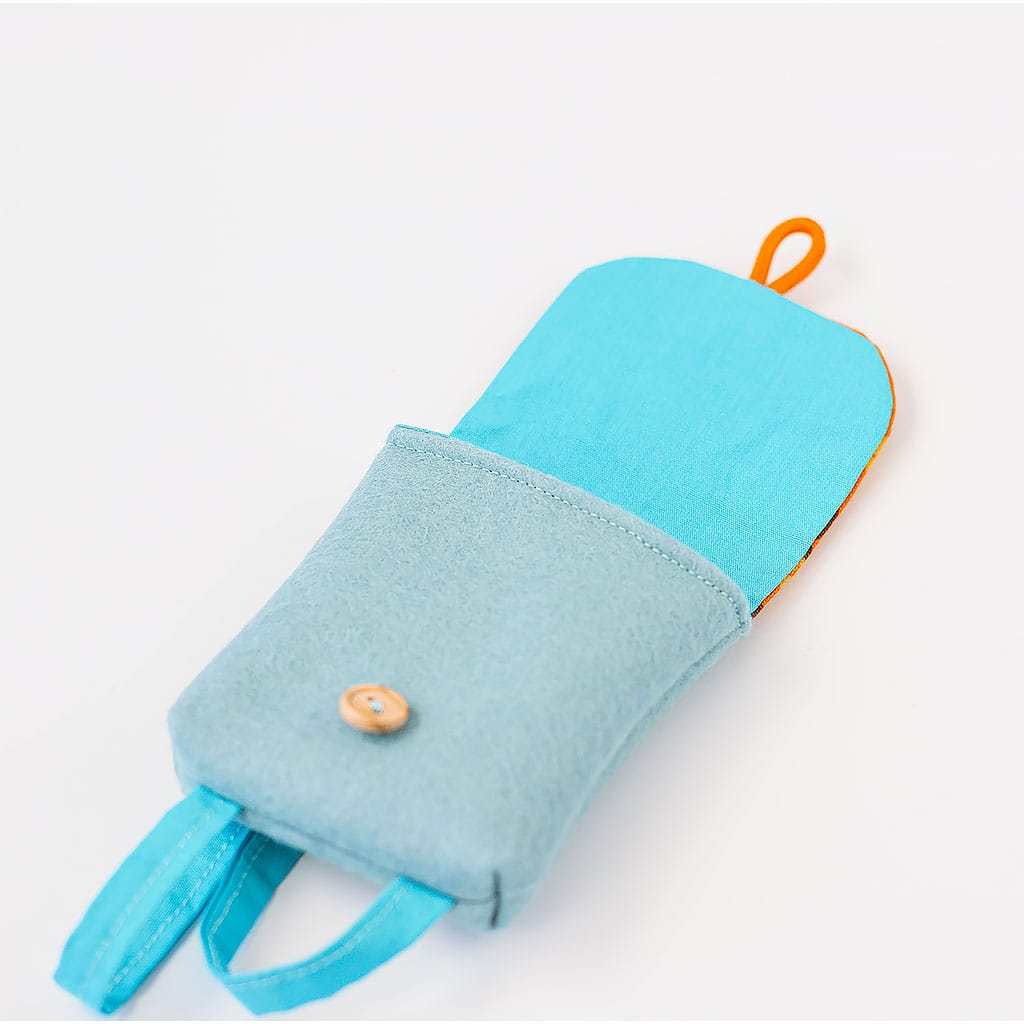 Puppenrucksack Eulen und Panda