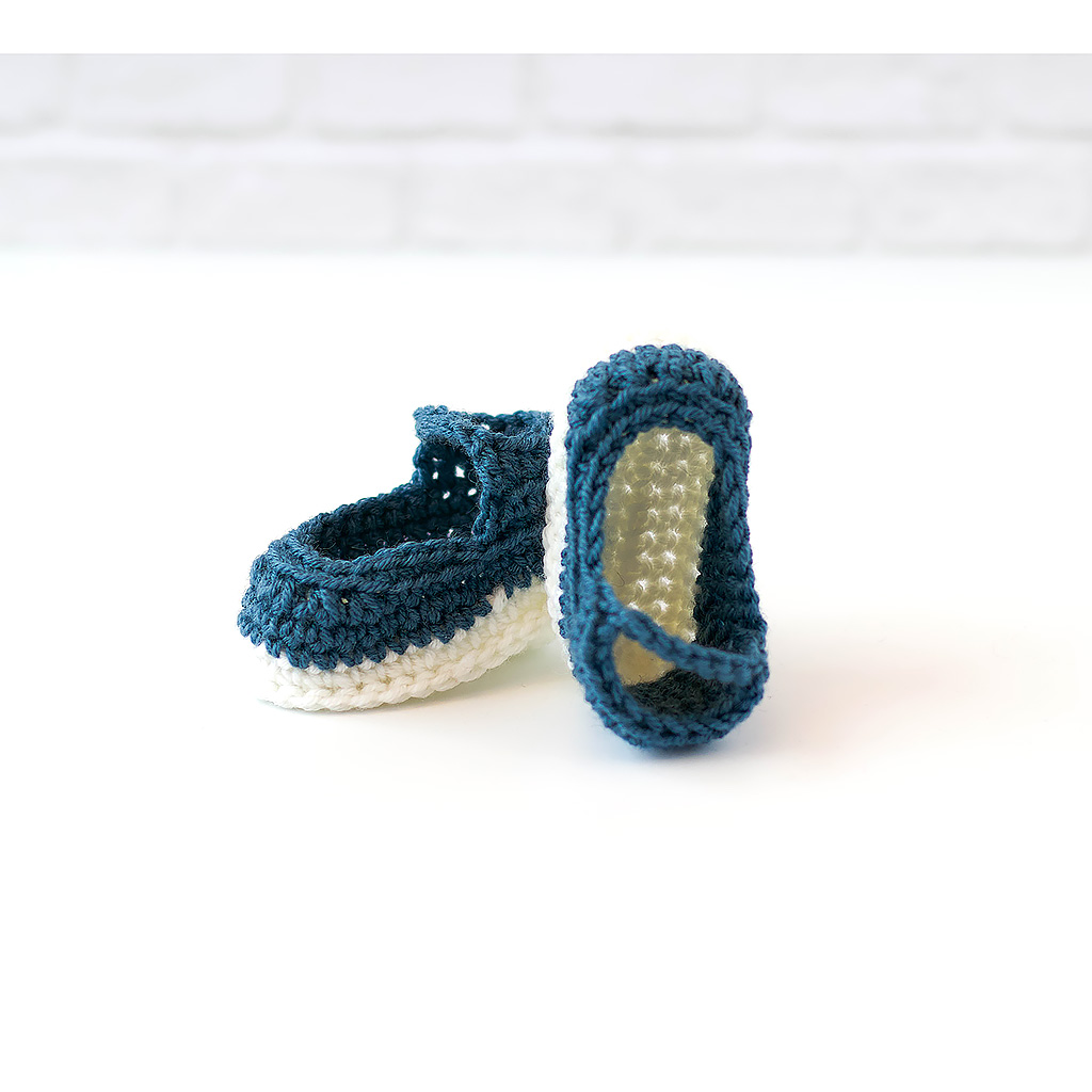 Puppenkleid mit Herzen blau