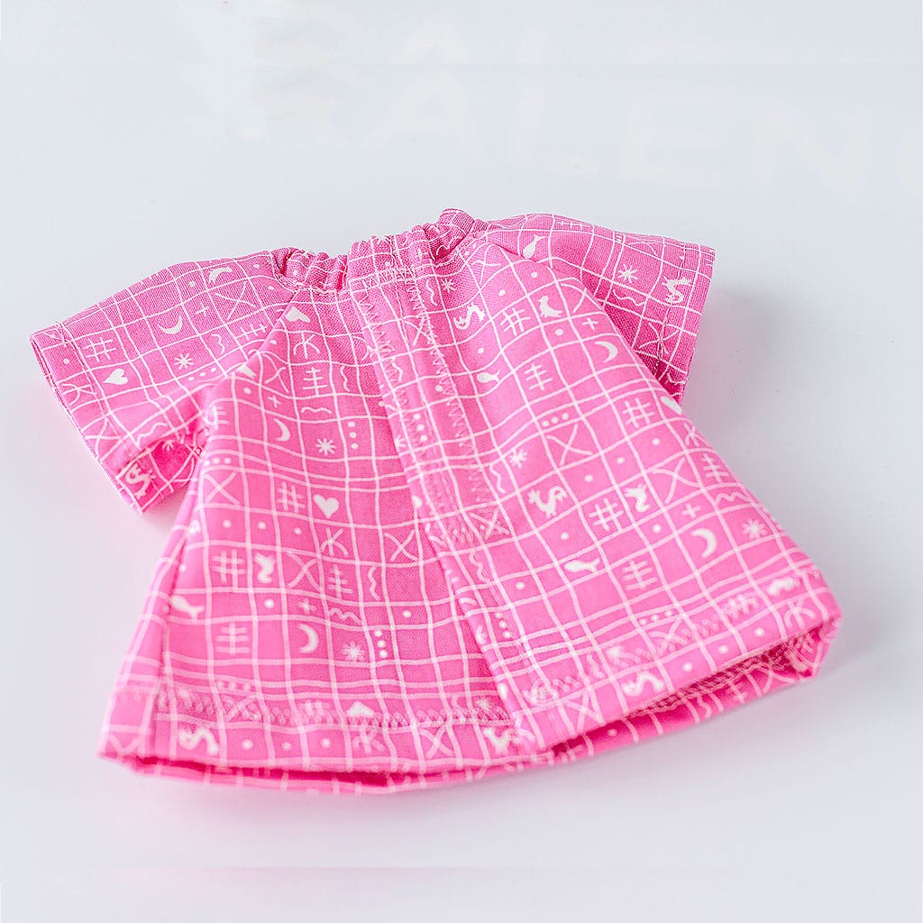 Puppenset Tunika Karomuster