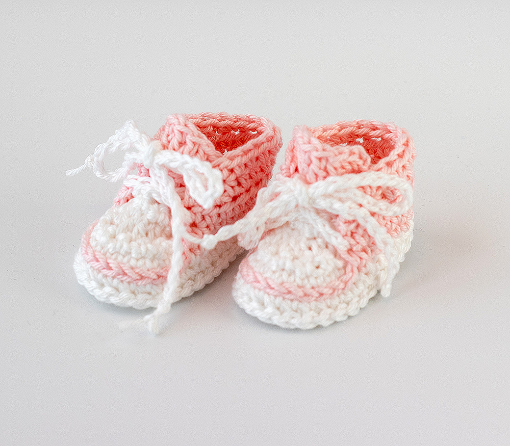 Puppenturnschuhe aus Baumwolle Rosa