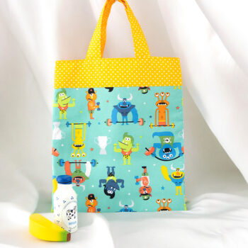 Kindergartenbeutel mit Monstern