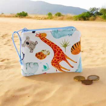 Geldbörse für Kinder mit Wildtieren