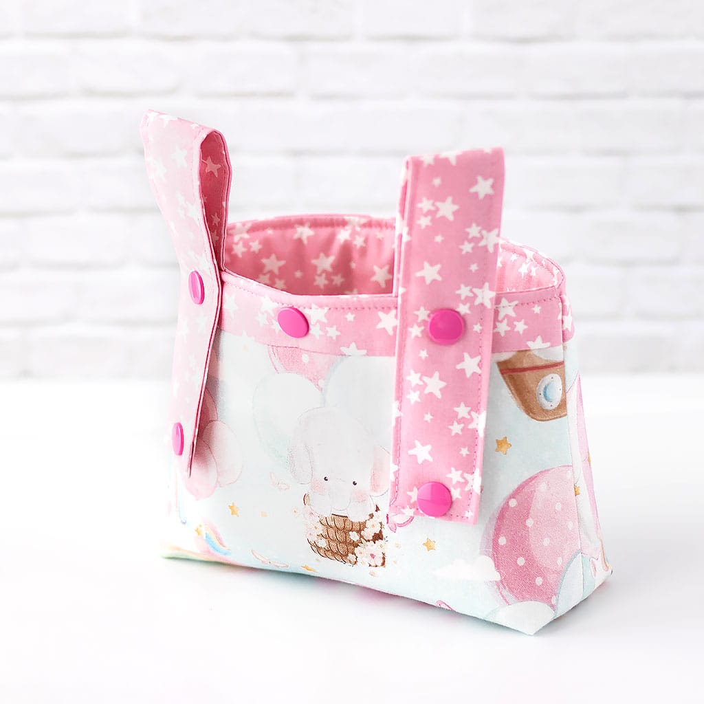 Lenkertasche Kinder mit Ballontieren, klein rückseite