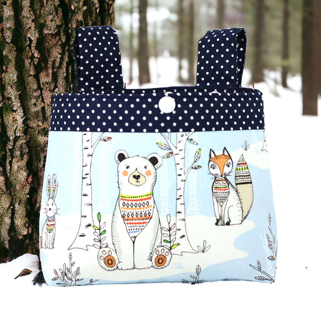 Lenkertasche für Kinder mit Wintertieren von Barun-Kids