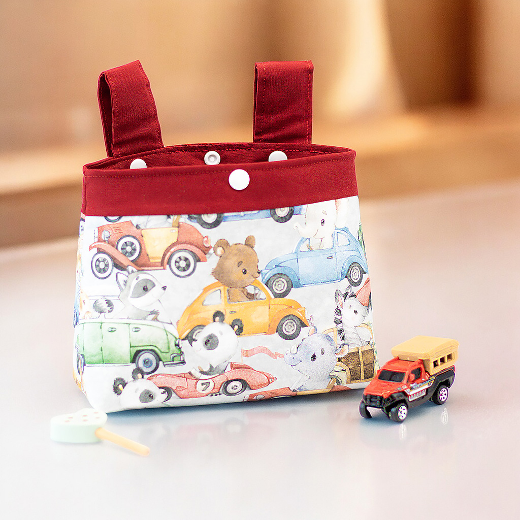 Lenkertasche mit Tieren im Auto von Barun-Kids