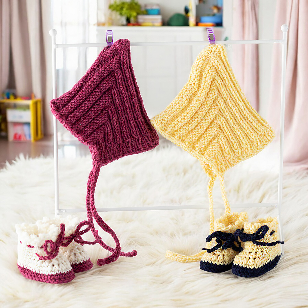 Pixiemütze für Waldorfpuppen in gelb oder beere