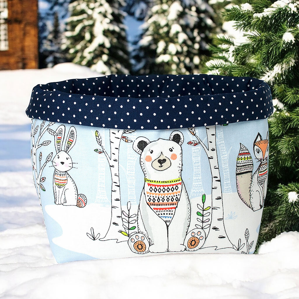 Utensilo mit Wintertieren