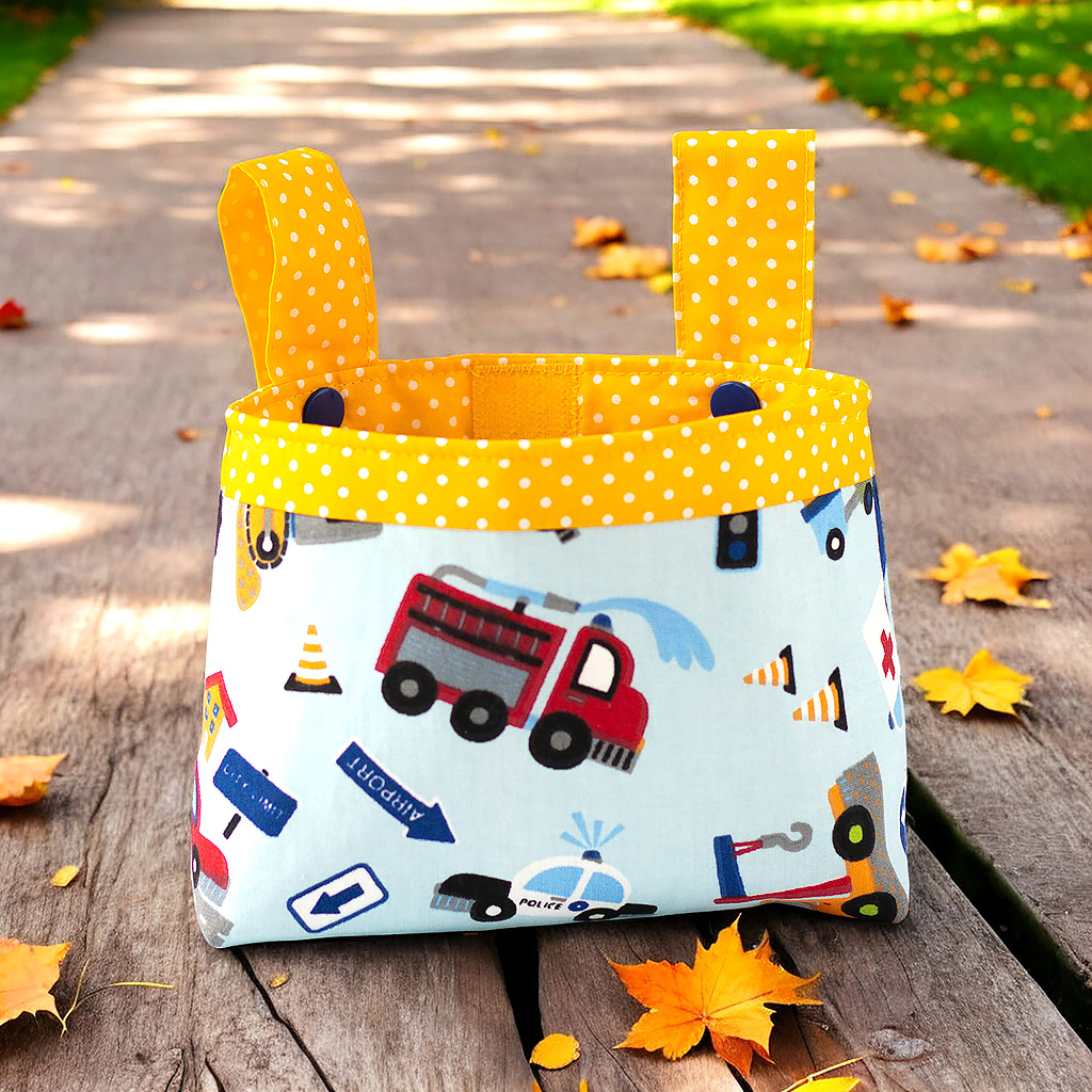 Lenkertasche für Kinder mit Autos klein von Barun-Kids