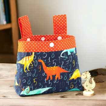 Lenkertasche für Kinder mit Dinos Zahlen von Barun-Kids
