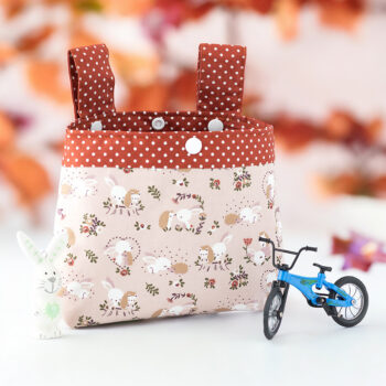 Lenkertasche für Kinder mit Hase und Igel