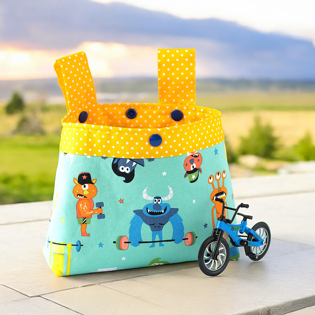 Lenkertasche für Kinder mit Monstern von Barun-Kids