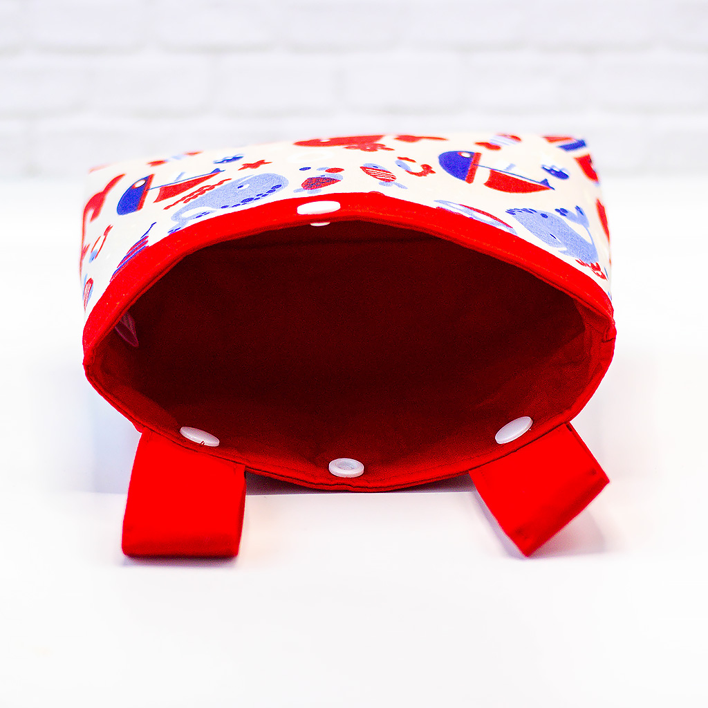 Lenkertasche Kinder mit Schiffen, innen