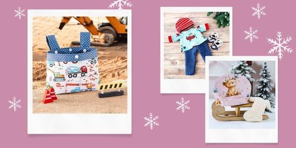 Drei Produktbeispiele für Kinder