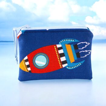 Geldbörse für Kinder mit Rakete