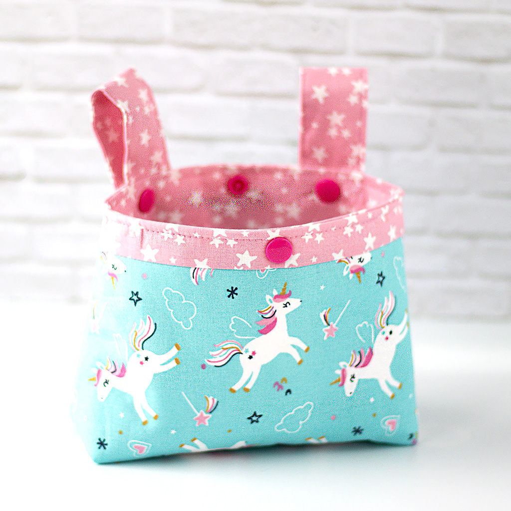 Lenkertasche Kinder mit Einhorn mint, klein
