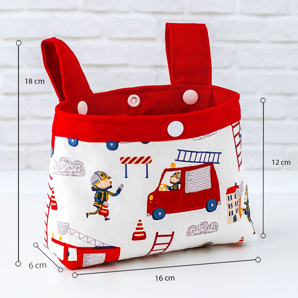 Lenkertasche mit Feuerwehr Feuerwehrmänner, klein Maße