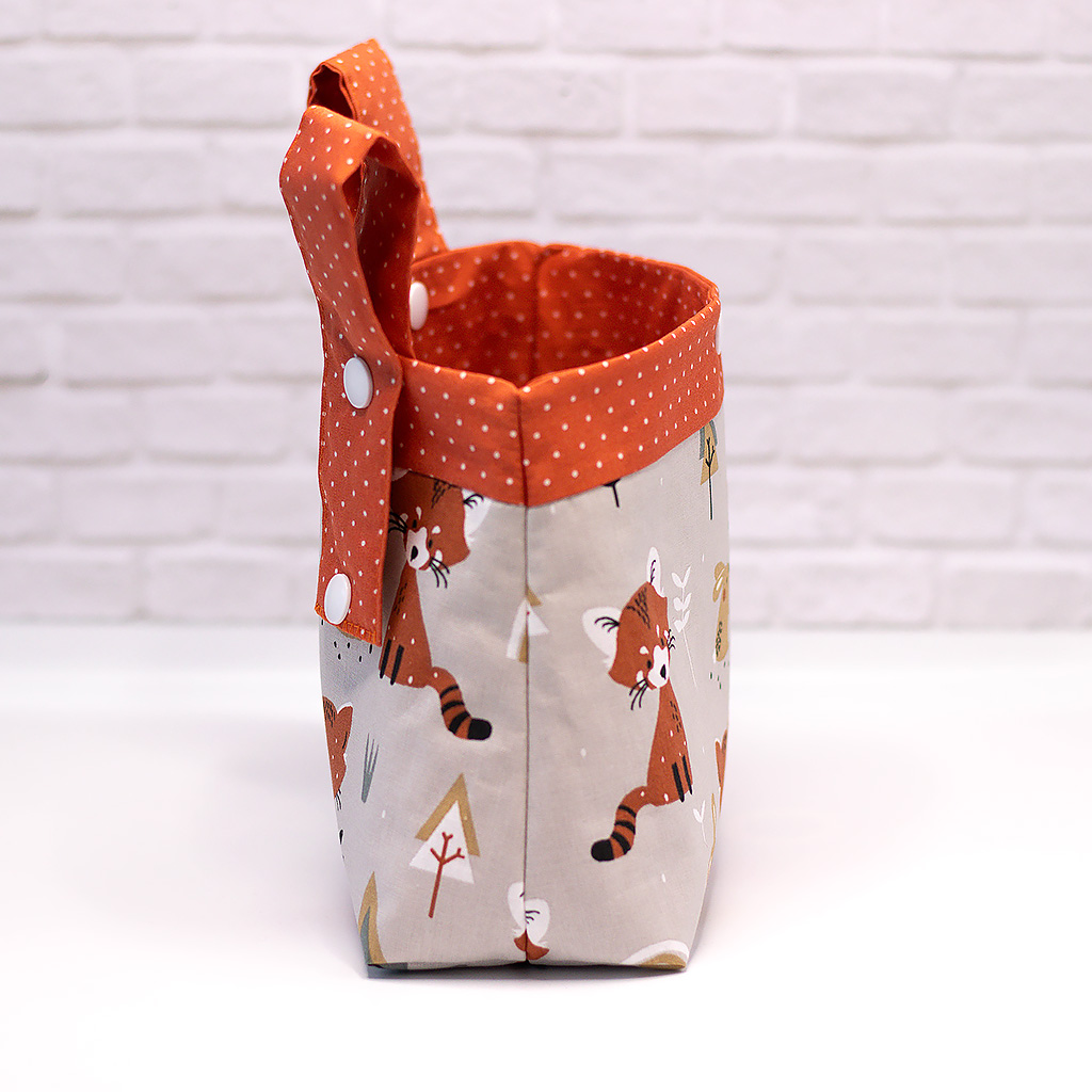 Lenkertasche Kinder Fuchs und Hase, seitlich