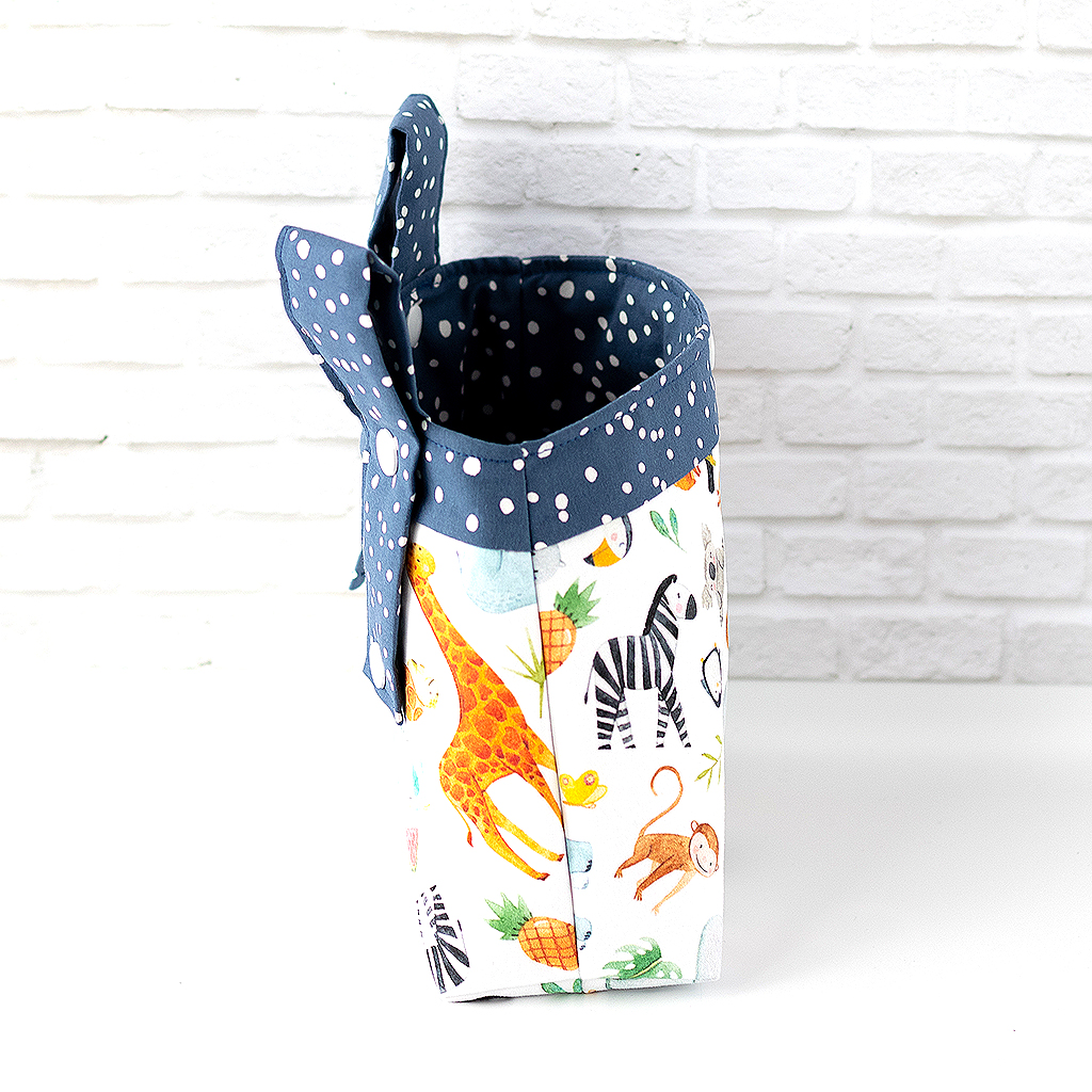 Lenkertasche mit Wildtieren, seitlich