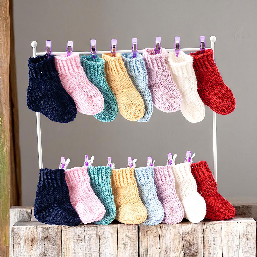 Puppensocken aus Merinowolle