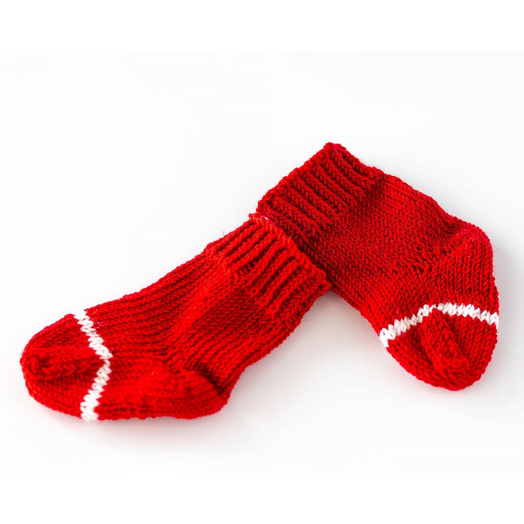 Babyset Feuerwehr mit Socken in rot