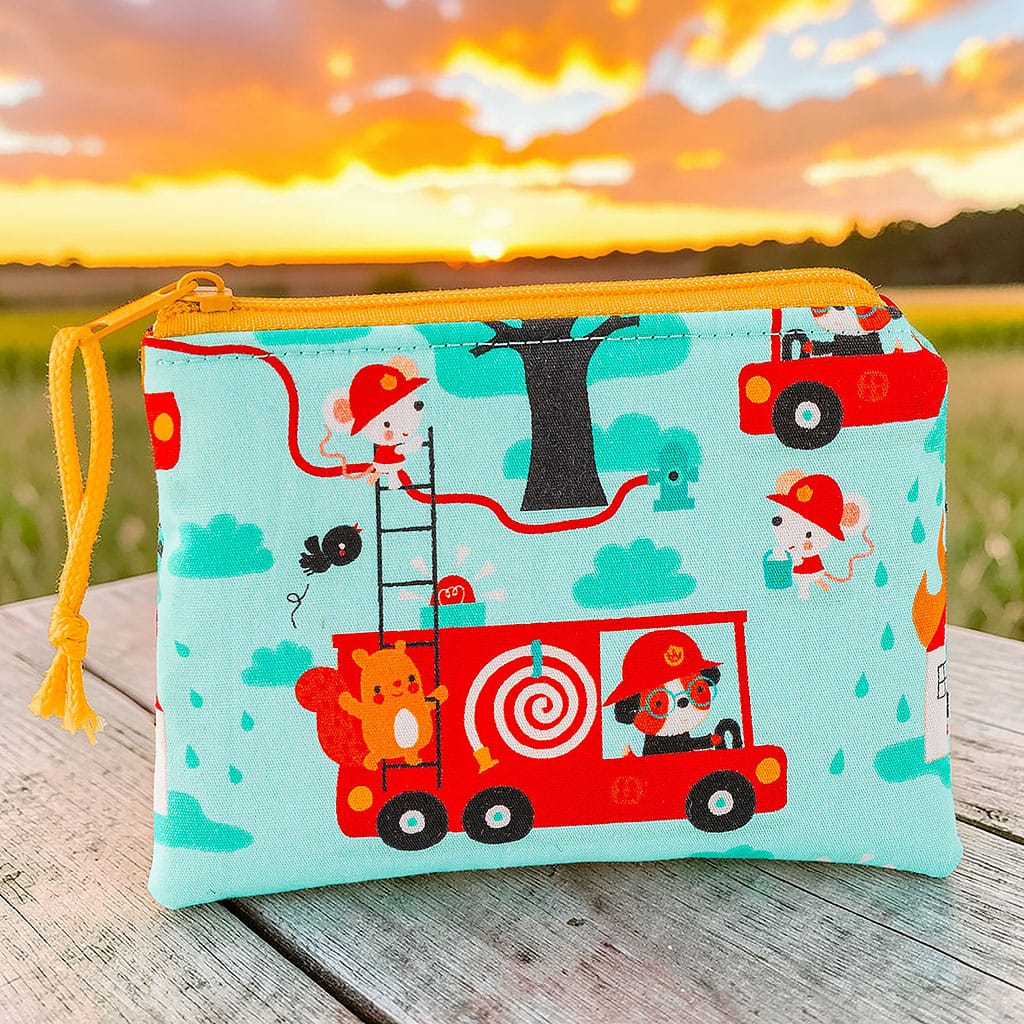 Geldbörse für Kinder mit Hundefeuerwehr